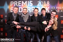 Premis Enderrock 2018 — El photocall 